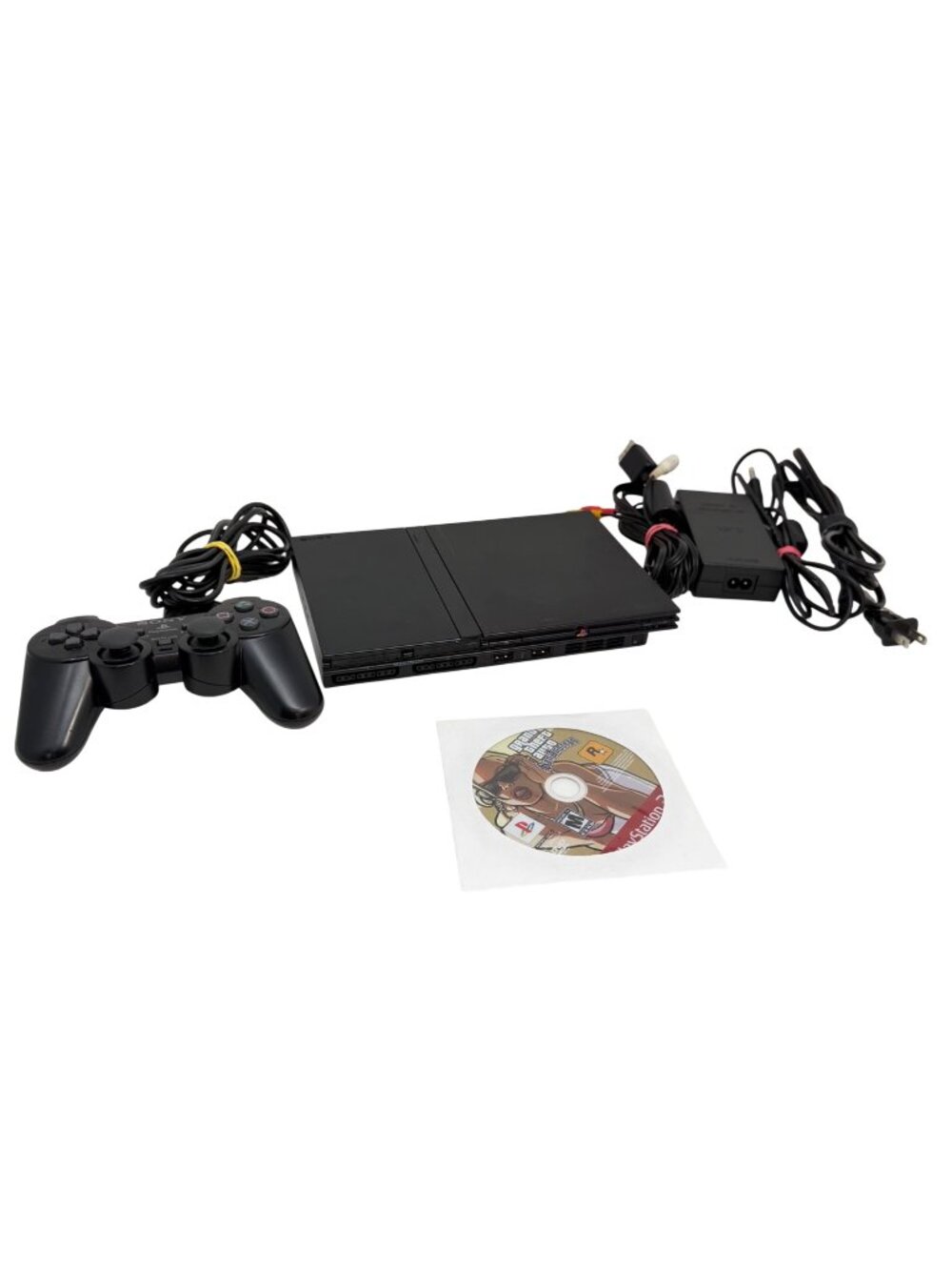 Sony Playstation 2 PS2 Slim Console Bundle (SCPH-70012) - Tested/Works